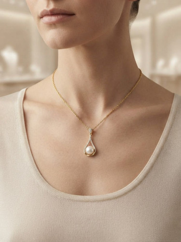 خرید و قیمت گردنبند استیل جواهری طرح اشک از analiaccessory گردنبند استیل جواهری طرح اشک - analiaccessory گرگان